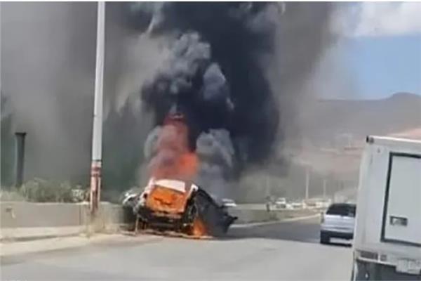 ضربة إسرائيلية على سيارة بطريق مطار دمشق