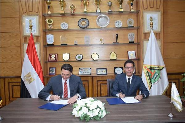 بروتوكول تعاون بين جامعة بنها والاتحاد الرياضي