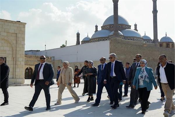 وزير السياحة يتفقد مستجدات أعمال مشروع تطوير الخدمات بقلعة صلاح الدين الأيوبي