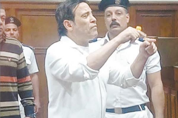 المتهم سعد الصغير أمام المحكمة