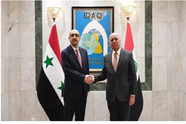 وزيرا خارجية العراق وسوريا 