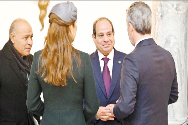  الرئيس عبد الفتاح السيسى عن شكره للملك فريدريك العاشر ملك الدنمارك