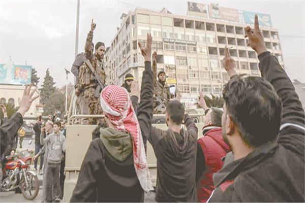 الفصائل المسلحة بعد السيطرة على حماة