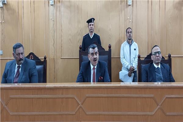 هيئة المحكمة برئاسة المستشار اسماعيل محمود الفران