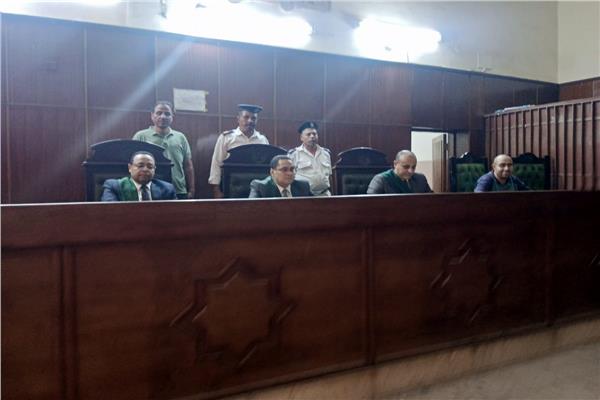 هيئة المحكمة برئاسة المستشار خالد أحمد عبد الغفار 