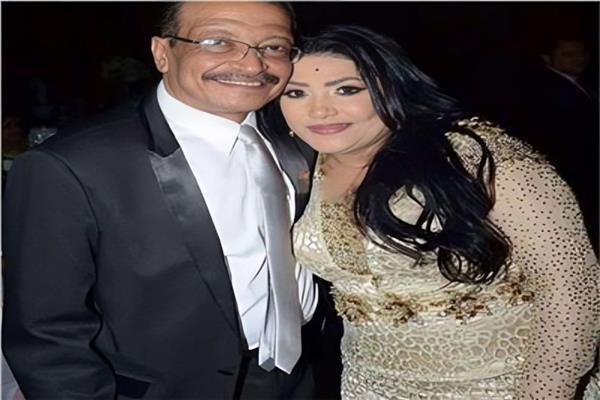 الفنانة بدرية طلبة وزوجها المخرج الراحل مصطفى سالم