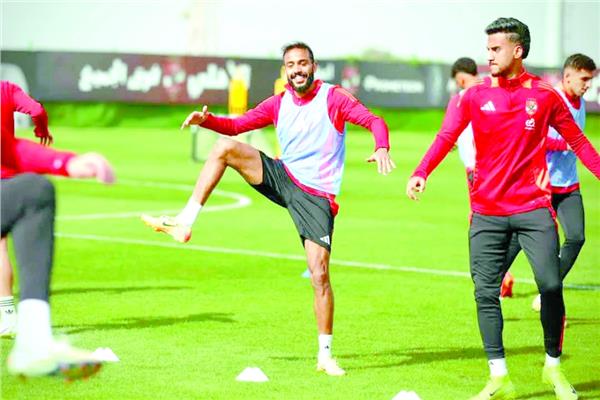 جانب من التدريبات