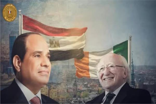 الرئيس السيسي يصل للقاء رئيس الوزراء الأيرلندي