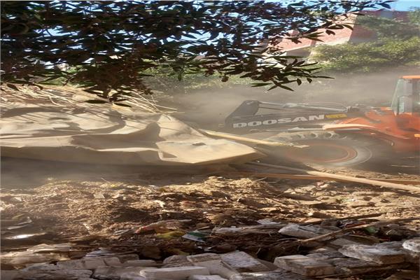 إزالة تعدى على مساحة ٢٤٠ متر