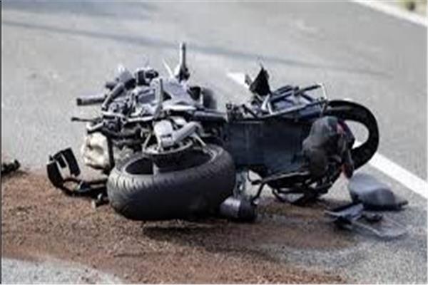 حادث دراجة بخارية