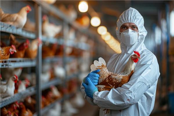  فيروس H5N1 في مزرعة تجارية للدواجن