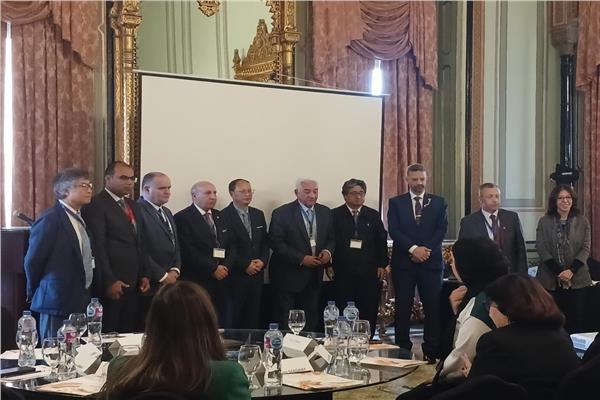 صورة خلال ندوة هندسة القاهرة 