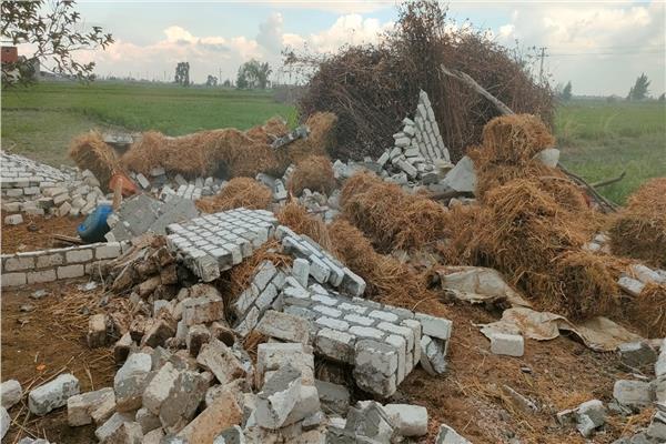 إزالة 17 حالة تعدي بالبناء على أراضي أملاك الدولة