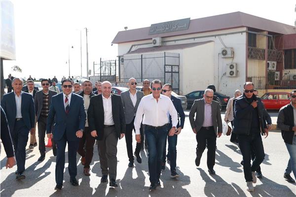 وزير الصحة يتفقد مستشفى التأمين الصحي بمحافظة بني سويف 