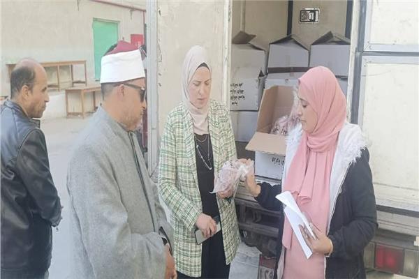 استلام كميات من لحوم وزراة الأوقاف "صكوك الأضاحي"