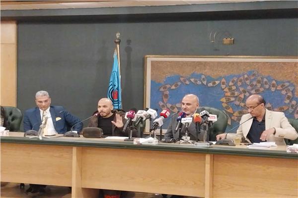 ندوة الفنان جمال سليمان في نقابة الصحفيين