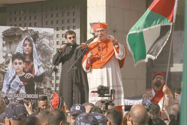 خطبة بطريرك القدس فى بيت لحم