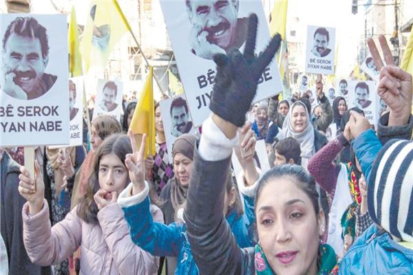 مظاهرات لأنصار عبد الله أوجلان فى تركيا
