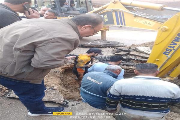  محافظ الغربية استجابة فورية لشكوى الهبوط الأرضي