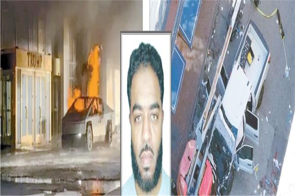 الشاحنة المستخدمة فى هجوم نيو أورليانز و منفذ هجوم نيو أورليانز وانفجار امام فندق ترامب