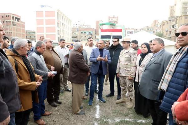 معسكر للإ يواء العاجل لمواجهة الكوارث بالشرقية