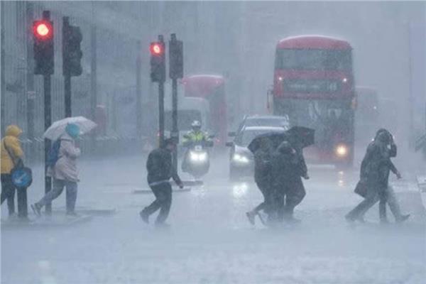 عاصفة ثلجية - صورة أرشيفية