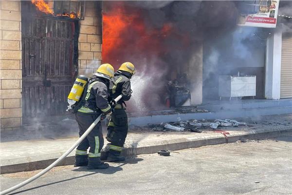 صورة من الحريق