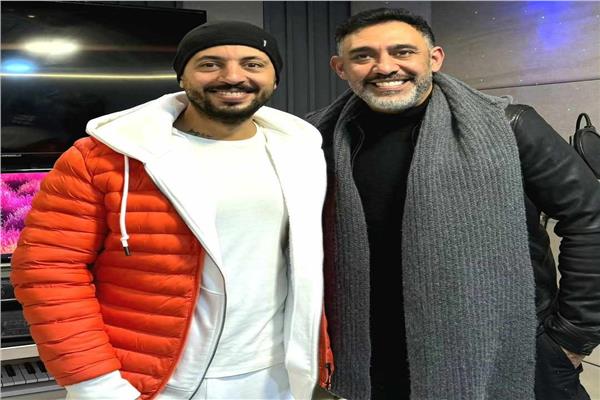 الملحن عمرو مصطفى والشاعر محمود عليم