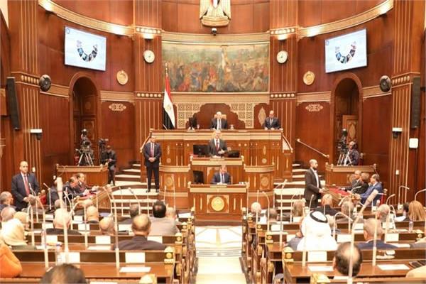 المهندس كريم بدوى وزير البترول خلال جلسة بمجلس الشيوخ