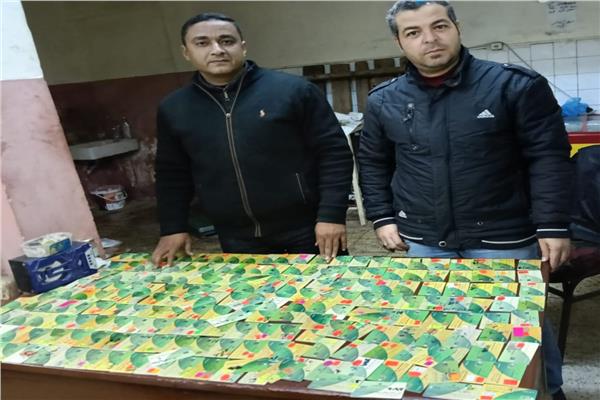 ضبط  بطاقات تموينية تستخدم للضرب الوهمى بالإسكندرية 