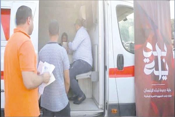 جانب من القوافل الطبية بالمحافظات ضمن مبادرة «بداية»