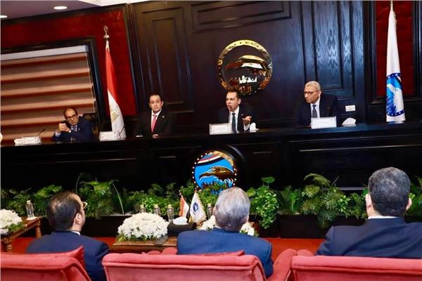 قيادات حزب مستقبل وطن خلال الاجتماع