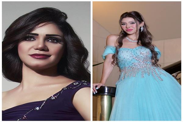 المطربة إيناس عز الدين والممثلة إيناس عز الدين
