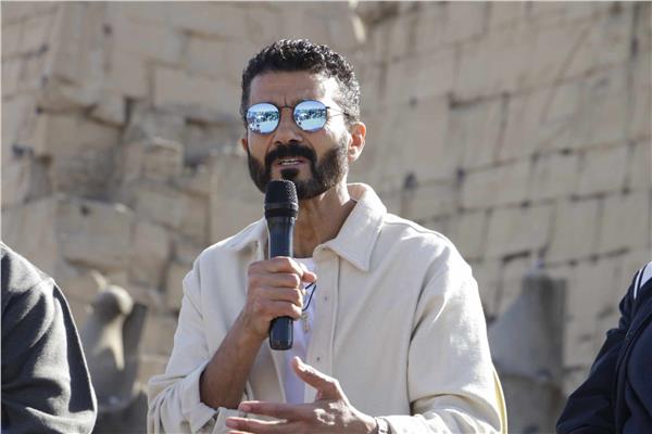 خالد النبوي في مؤتمر تكريمه بمهرجان الأقصر