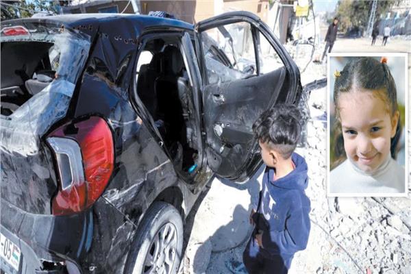 موقع  الجريمة الإنسانية التى ارتكبها جنود الاحتلال الإسرائيلى ضد الطفلة الفلسطينية الشهيدة هند رجب