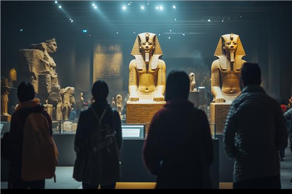 معرض على قمة الهرم للحضارة المصرية القديمة في الصين