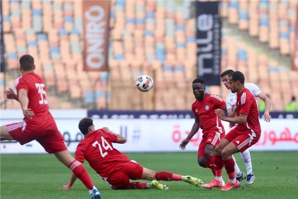 صورة من مباراة الزمالك وحرس الحدود