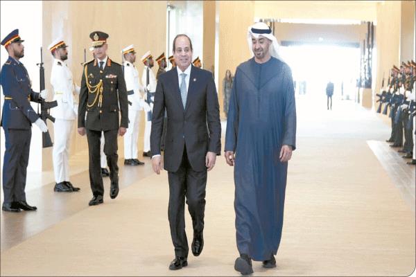  مغادرة الرئيس عبدالفتاح السيسى لأبو ظبى فى ختام زيارته للإمارات