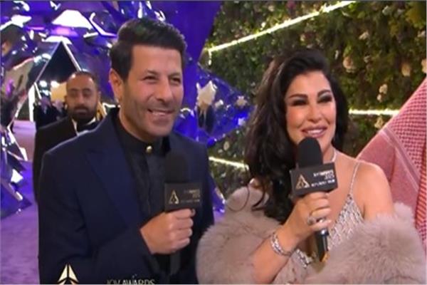 إياد نصار وجومانة مراد في حفل JOY AWARDS