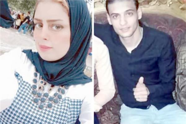 الزوج المتهم والمجني عليها بالإسكندرية