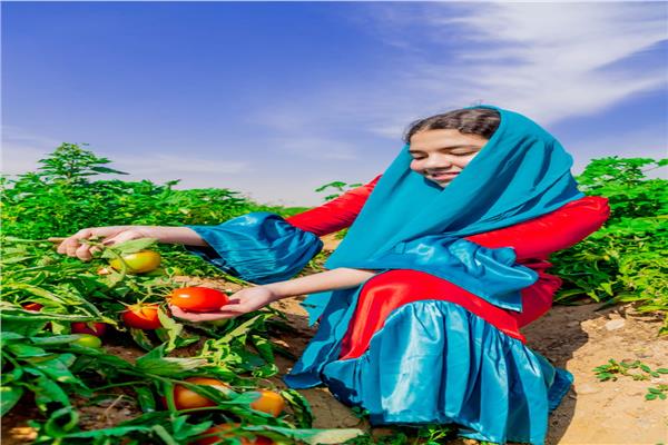 جلسة تصوير خاصة بالزي الفلاحي