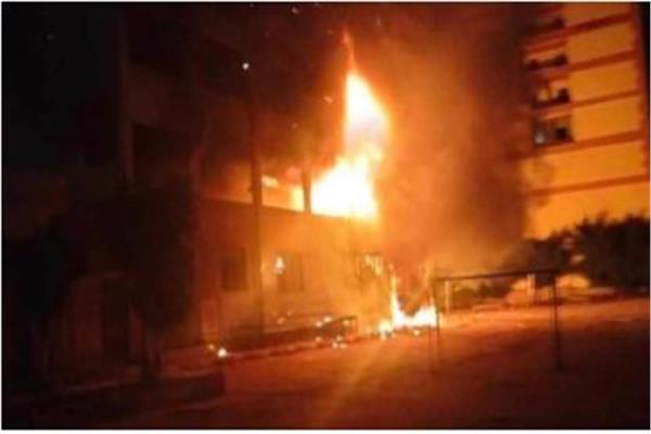  السيطرة على حريق داخل مدرسة
