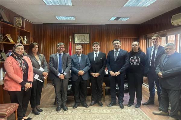 مدير العلاقات الزراعية الخارجية يستقبل وفد السفارة الفرنسية