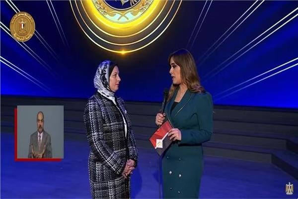 هبة طلعت ابنة شقيق الشهيد المقدم نبيل شرف