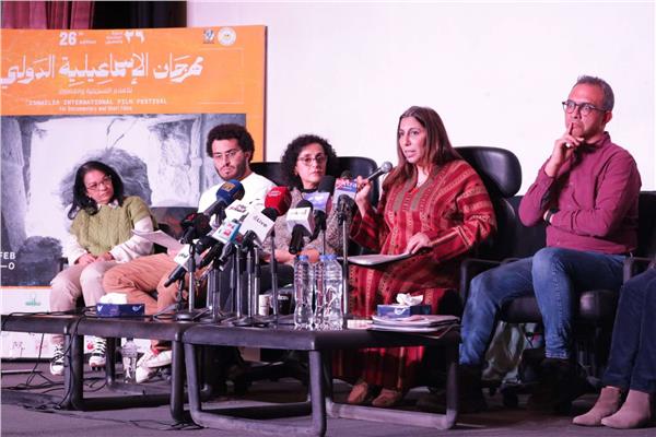 المخرجة هالة جلال في مهرجان الإسماعيلية