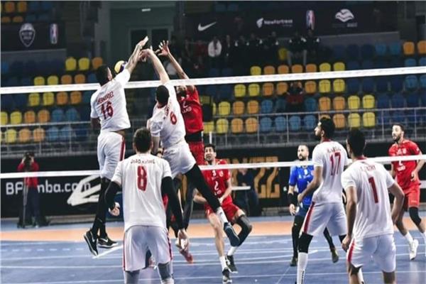 الأهلي والزمالك في الطائرة- مباراة سابقة