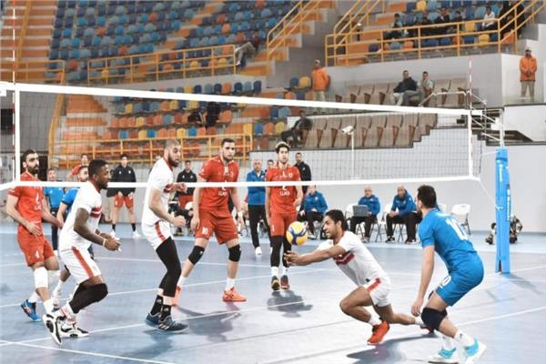 الأهلي والزمالك في الطائرة- مباراة سابقة
