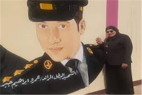 والدة الشهيد عمرو إبراهيم جبر