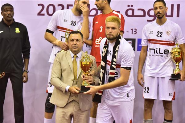 محترف الزمالك خلال مباراة الأهلي
