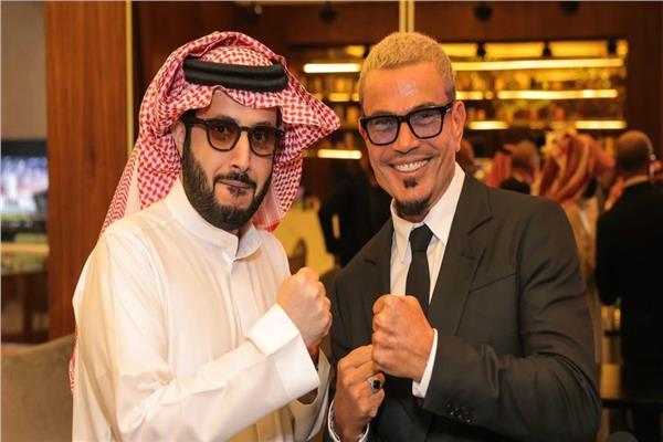 تركي آل الشيخ وعمرو دياب